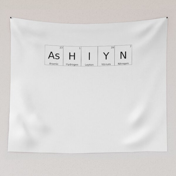 Item preview, ASHLYN - ✨ ELEMENTS & PARTICLES NAME SERIES ✨- for lighter background designed and sold by WheelieGdArt.