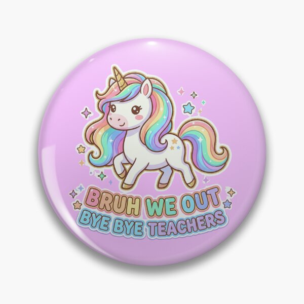 Item preview, Cute Unicorn Bruh We Out Bye Bye Teachers Girls Last Day School designed and sold by Im-Ara.