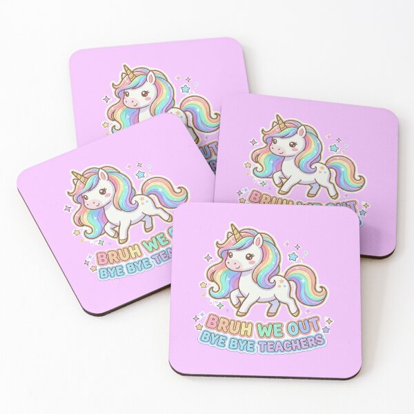 Item preview, Cute Unicorn Bruh We Out Bye Bye Teachers Girls Last Day School designed and sold by Im-Ara.