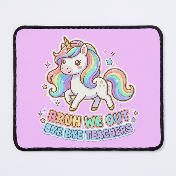 Item preview, Cute Unicorn Bruh We Out Bye Bye Teachers Girls Last Day School designed and sold by Im-Ara.