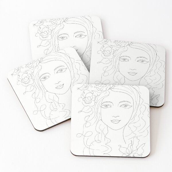 Item preview, Botanical Line Art Print designed and sold by TinTinBloom.