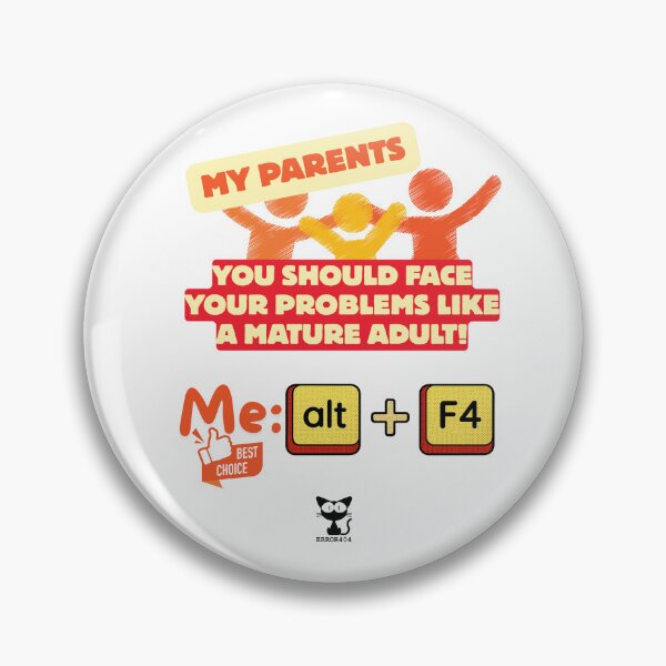 Item preview, My Parents vs Alt F4 - Funny Relatable Tech Humor designed and sold by Error404!.