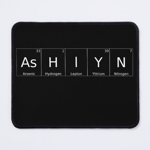 Item preview, ASHLYN - ✨ ELEMENTS & PARTICLES NAME SERIES ✨- for darker background designed and sold by WheelieGdArt.