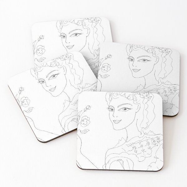 Item preview, Botanical Line Art Print designed and sold by TinTinBloom.