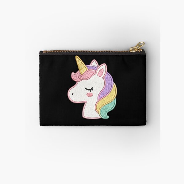Item preview, Cute Mini Unicorn Head | Minimal Embroidery Style Kawaii Design designed and sold by ColorSplash123.