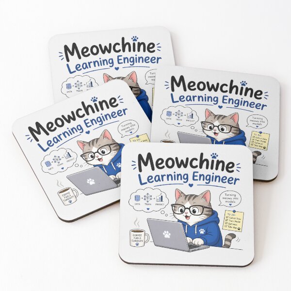 Item preview, Machine Learning Engineer designed and sold by Itai Doshin.