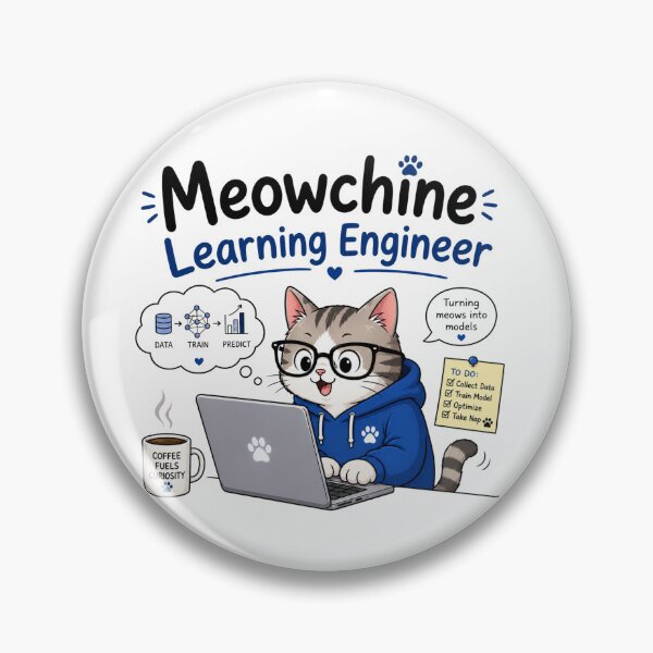 Item preview, Machine Learning Engineer designed and sold by Itai Doshin.