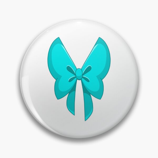 Item preview, Tropical Teal Ribbon Bow  designed and sold by MissLucyArt.