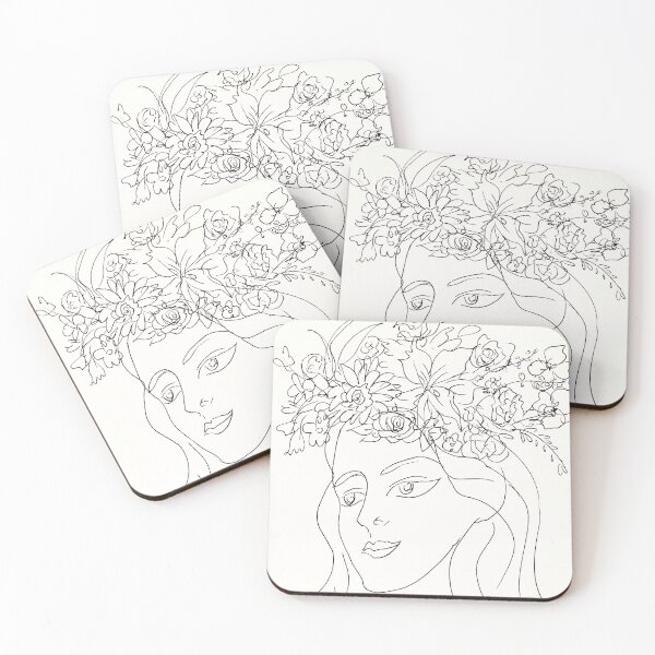 Item preview, Botanical Line Art Print designed and sold by TinTinBloom.