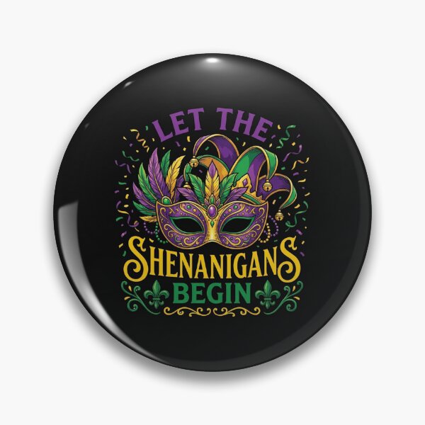 Item preview, Festive Mask & Jester Hat - Let The Shenanigans Begin designed and sold by anhemdori2022.