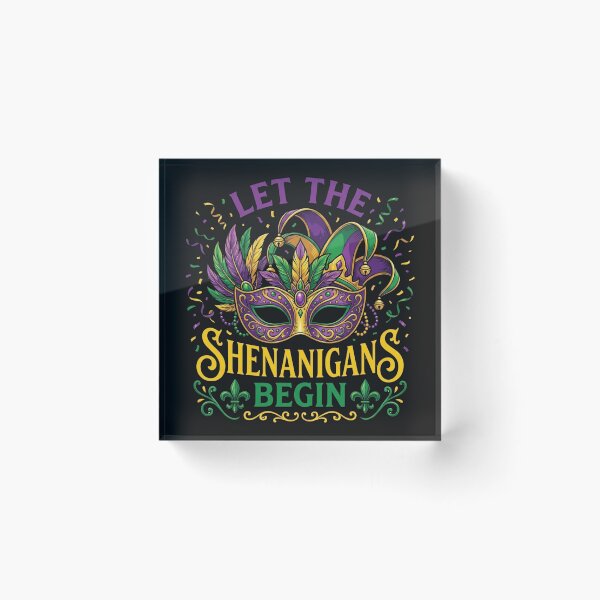 Item preview, Festive Mask & Jester Hat - Let The Shenanigans Begin designed and sold by anhemdori2022.
