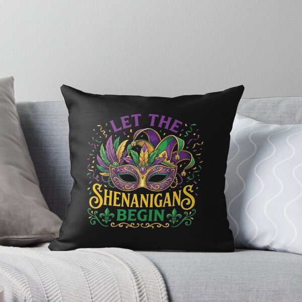 Item preview, Festive Mask & Jester Hat - Let The Shenanigans Begin designed and sold by anhemdori2022.