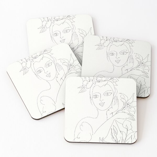 Item preview, Botanical Line Art Print designed and sold by TinTinBloom.