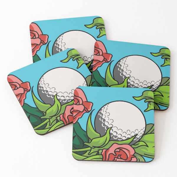 Item preview, Golf Rose - Whimsical Golf Art designed and sold by GolfCorner.