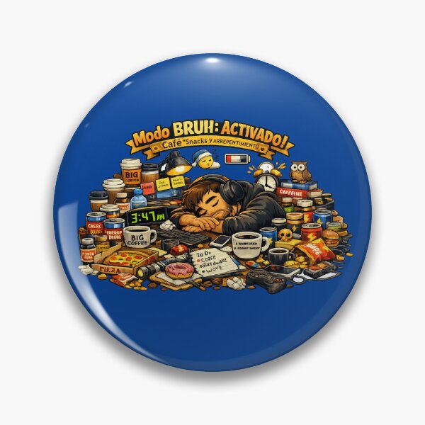Item preview, Modo BRUH - I Survived A Night Shift - All Nighter Survival Kit designed and sold by Urban-InkStudio.