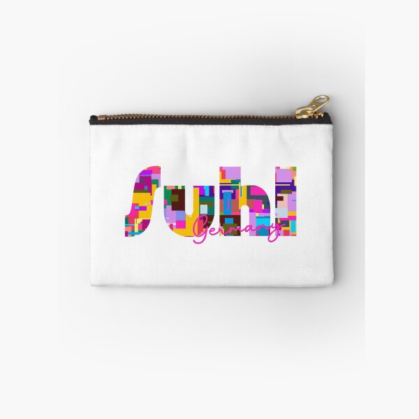Item preview, Suhl, Germany, Vibrant Abstract City Typography Art designed and sold by Wanderful-roads.