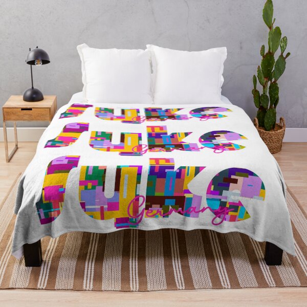 Item preview, Syke, Germany, Vibrant Abstract City Typography Art designed and sold by Wanderful-roads.