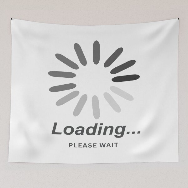 Item preview, Funny Loading Spinner - Please Wait designed and sold by NeO² Studio.