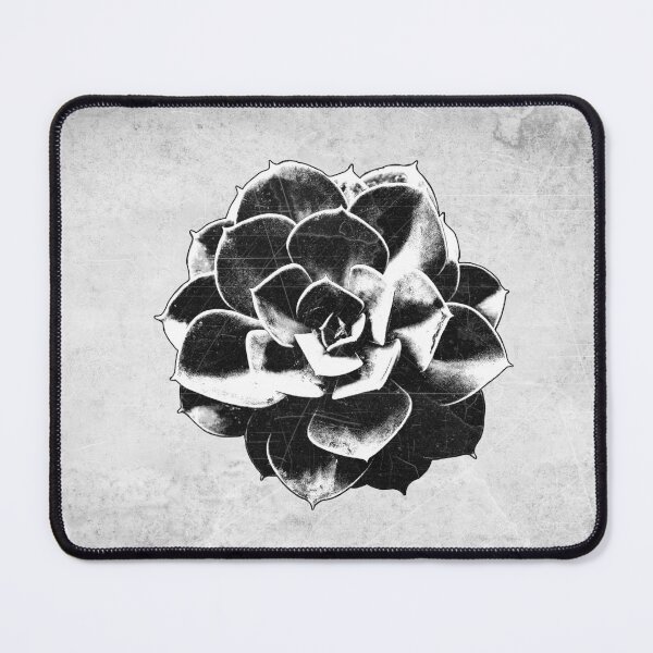 Item preview, Echeveria Succulent Dark Botanical Etched Illustration designed and sold by Ghoul Enterprises.