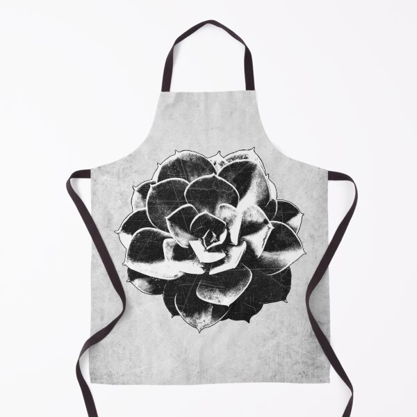 Item preview, Echeveria Succulent Dark Botanical Etched Illustration designed and sold by Ghoul Enterprises.