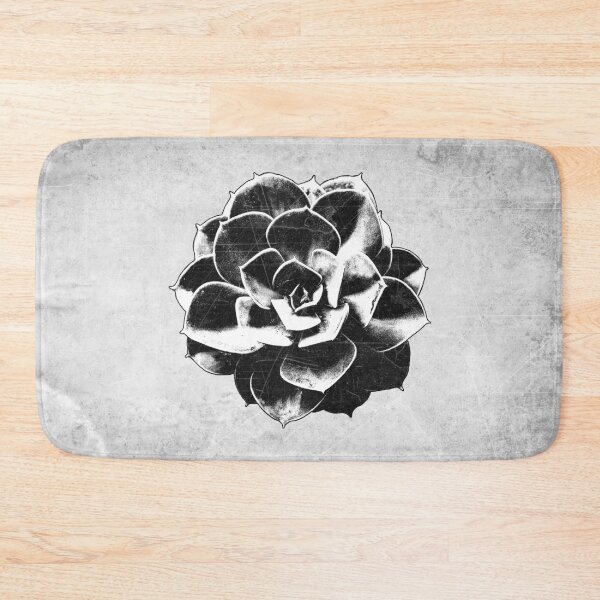 Item preview, Echeveria Succulent Dark Botanical Etched Illustration designed and sold by Ghoul Enterprises.