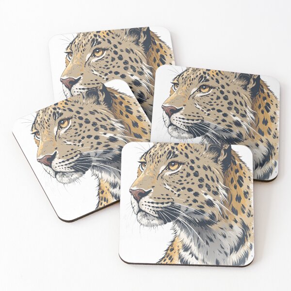 Item preview, Fierce Leopard Head Vector | Wild Big Cat Face | Luxury Animal Logo Design designed and sold by Studio Atharv.
