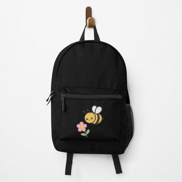 Item preview, Cute Bee with Flower | Minimal Embroidery Style Kawaii Design designed and sold by ColorSplash123.