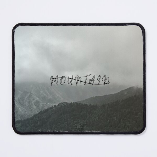Item preview, Mountain Aesthetic Dark Landscape | Moody Nature Quote Minimal Design designed and sold by NA-art725.