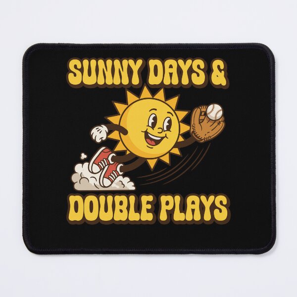 Item preview, Sunny Days Double Plays Retro Baseball Mascot designed and sold by KroghDs.