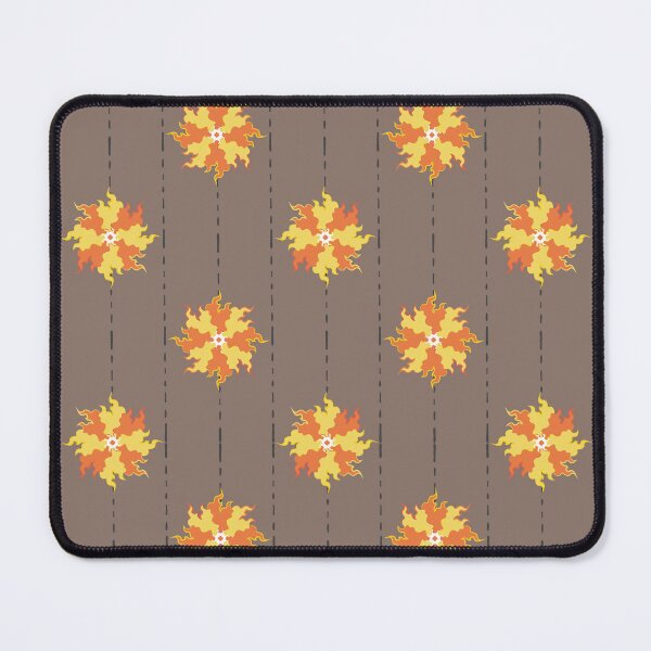 Item preview, Fiery Flowers Striped Print - Mountain Trail designed and sold by Daniel Bevis Design.