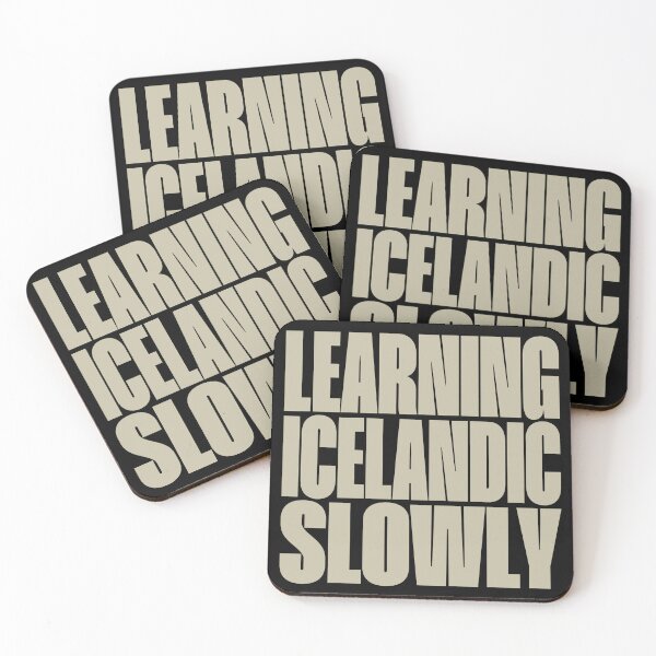 Item preview, Learning Icelandic Slowly designed and sold by MOCOPOCO.