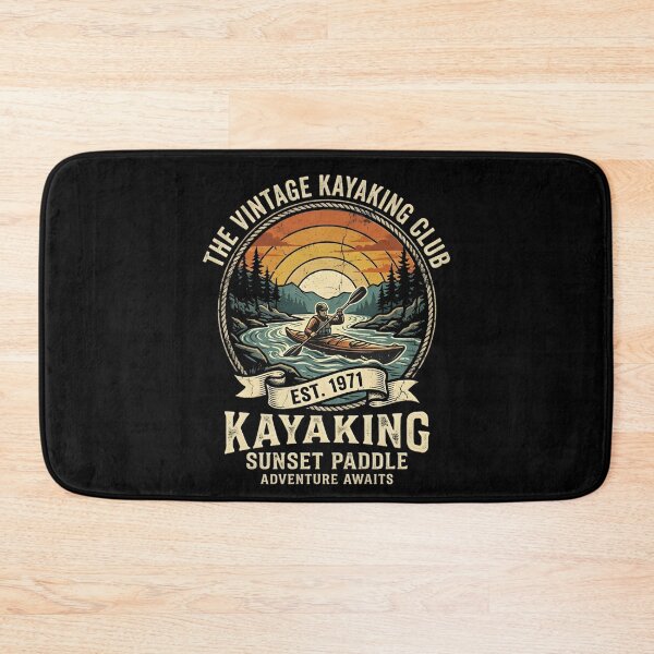 Item preview, The Vintage Kayaking Club - Sunset Paddle Adventure Awaits Retro Design designed and sold by Jt41.