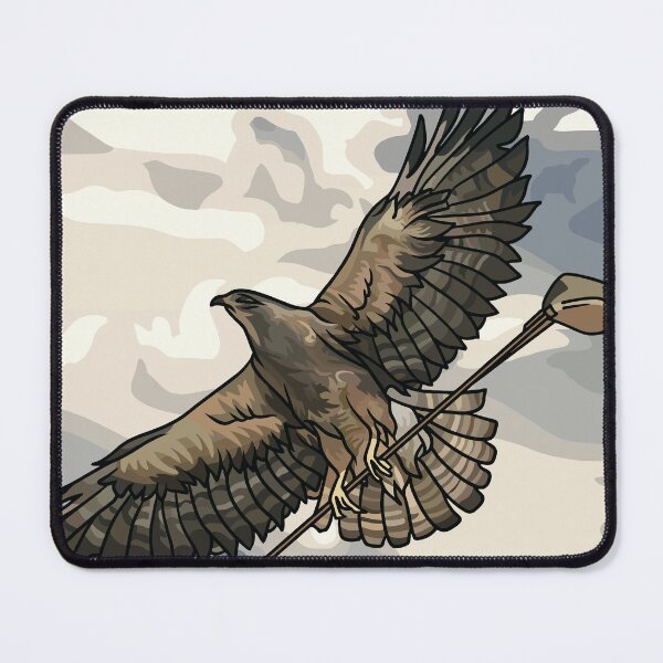 Item preview, Eagle with Golf Club - Lucky Golf Art designed and sold by GolfCorner.