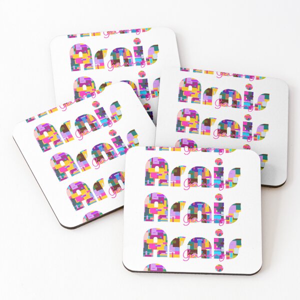Item preview, Arnis, Germany, Vibrant Abstract City Typography Art designed and sold by Wanderful-roads.