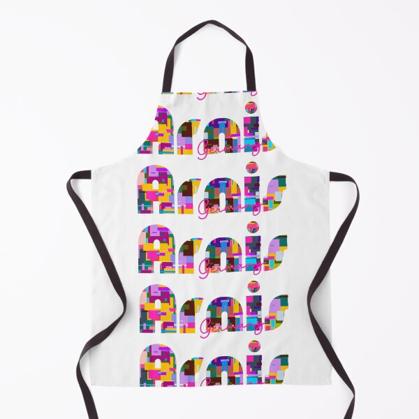 Item preview, Arnis, Germany, Vibrant Abstract City Typography Art designed and sold by Wanderful-roads.