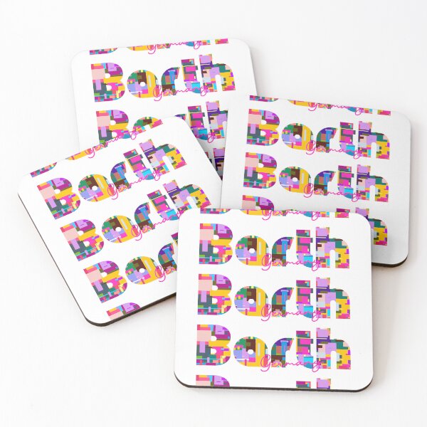 Item preview, Barth, Germany, Vibrant Abstract City Typography Art designed and sold by Wanderful-roads.