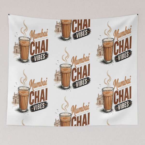 Item preview, Mumbai Chai Vibes – Indian Tea Street Style Design with Gateway of India | Desi Chai Lover Gift designed and sold by Globalcitytees.