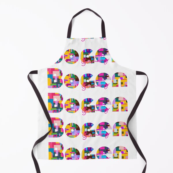 Item preview, Bogen, Germany, Vibrant Abstract City Typography Art designed and sold by Wanderful-roads.