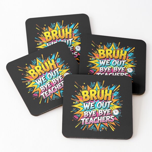 Item preview, Bruh We Out Bye Bye Teachers Comic Explosion Funny Last Day School designed and sold by Im-Ara.
