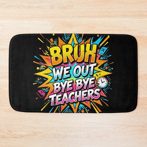 Item preview, Bruh We Out Bye Bye Teachers Comic Explosion Funny Last Day School designed and sold by Im-Ara.
