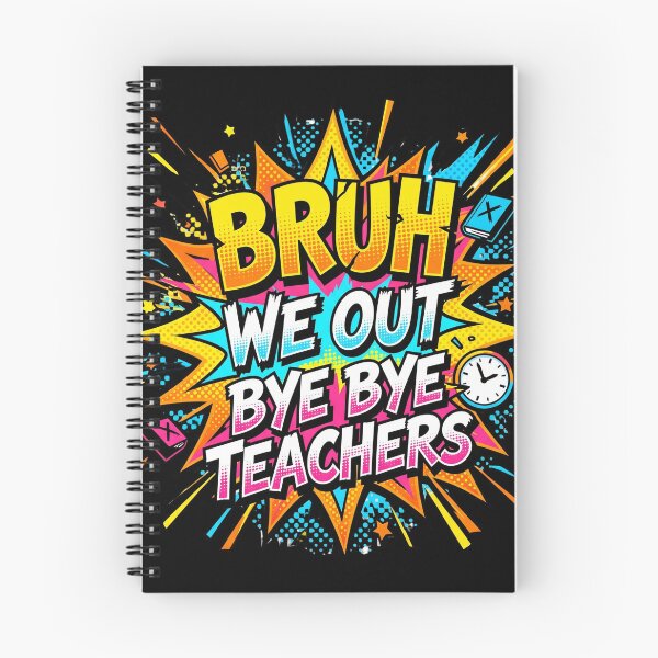 Item preview, Bruh We Out Bye Bye Teachers Comic Explosion Funny Last Day School designed and sold by Im-Ara.