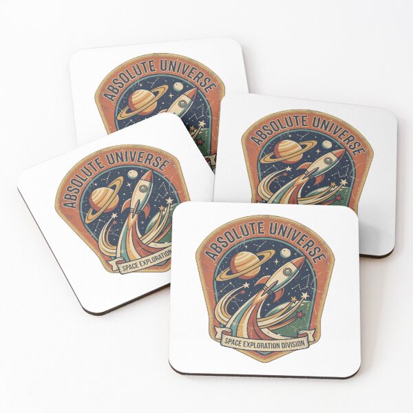Item preview, Retro Space Exploration Badge – Absolute Universe Vintage Cosmic Emblem designed and sold by ArtsyExplorer.