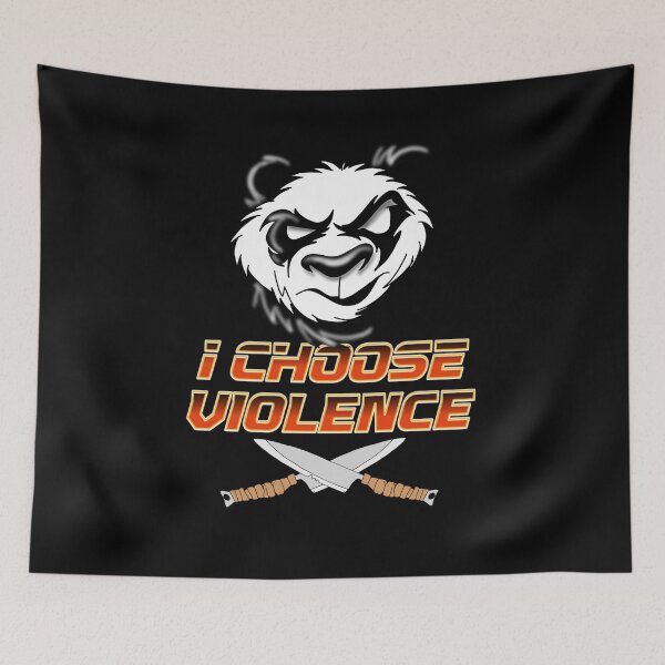 Item preview, I Choose Violence Panda designed and sold by TheEndDesign.