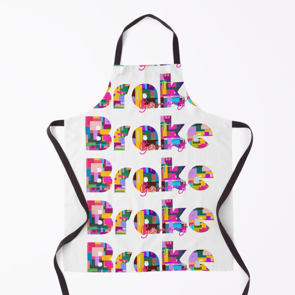 Item preview, Brake, Germany, Vibrant Abstract City Typography Art designed and sold by Wanderful-roads.