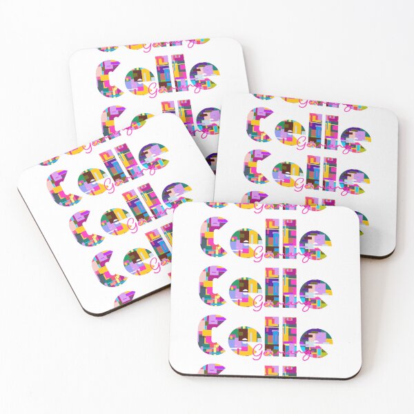 Item preview, Celle, Germany, Vibrant Abstract City Typography Art designed and sold by Wanderful-roads.