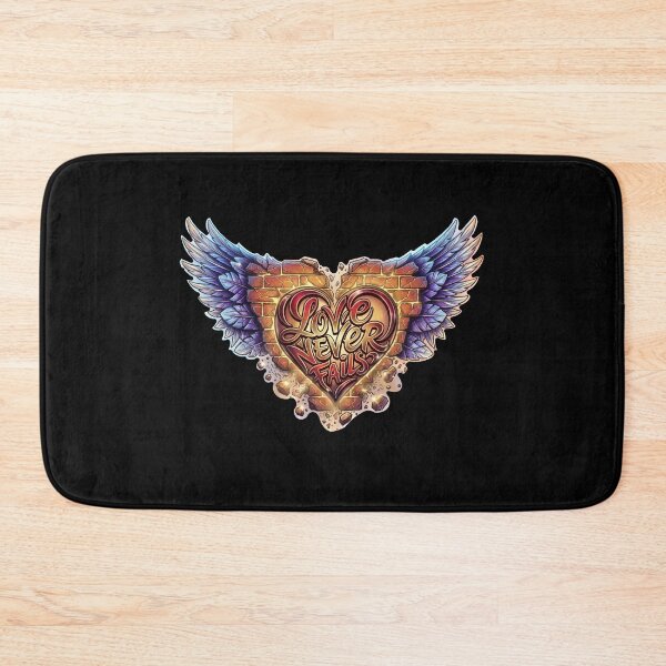 Item preview, Love Never Fails Winged Heart: Urban Faith Graffiti Decal designed and sold by KabronX.