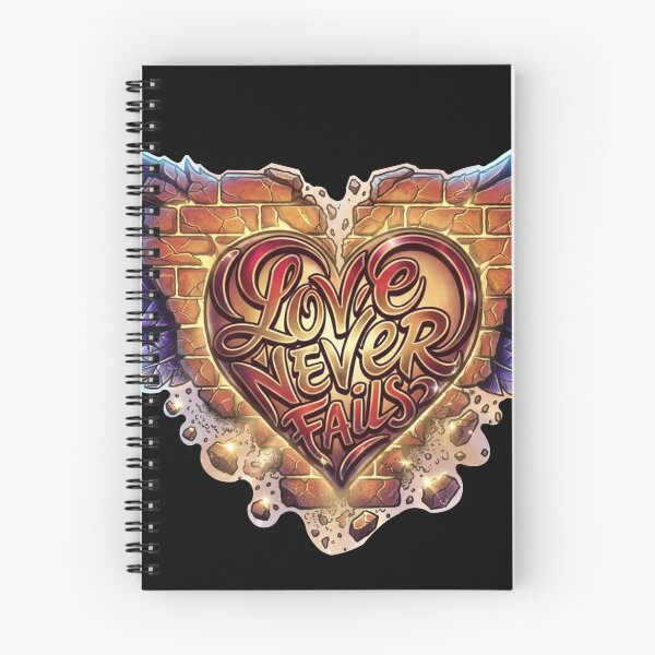 Item preview, Love Never Fails Winged Heart: Urban Faith Graffiti Decal designed and sold by KabronX.