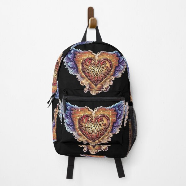 Item preview, Love Never Fails Winged Heart: Urban Faith Graffiti Decal designed and sold by KabronX.