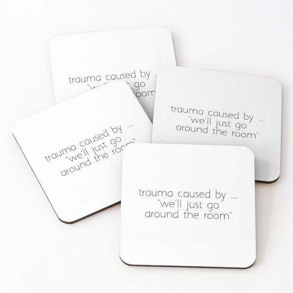 Item preview, trauma caused by ... "we'll just go around the room" designed and sold by Ice Breakers .