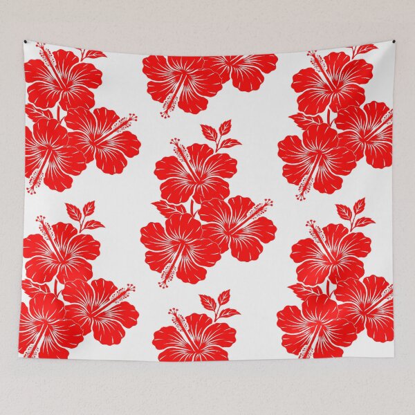 Item preview, Radiant Red Hibiscus Tropical Trio designed and sold by capricedefille.
